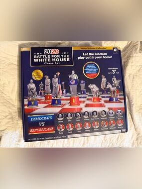2020 Battle for the White House Chess Set by Bulbhead
